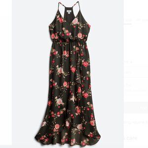 Market & Spruce Benedicte Ruffle Floral Maxi NWT